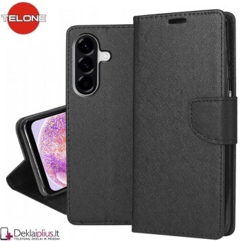 Telone dėklas su skyreliais - juodas (Samsung Galaxy A57 5G)